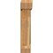 Ekena Millwork Traditional Slat Rough Sawn Bracket w/ Offset Brace, Western Red Cedar, 8"W x 28"D x 40"H BKT0806X28X40TRA06RWR - alternate 3